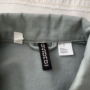 H&M Divided Light Sage Green Jacket